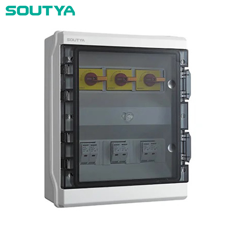 กล่อง DC Isolator กล่อง IP65 สามสายพร้อมฟิวส์